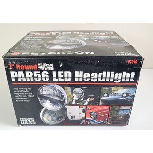 Peterson V701C 7" Round PAR56 LED Headlight Easy Installation D.O.T. Legal Used